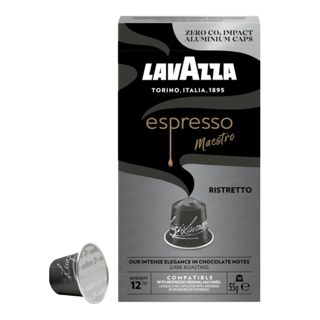 Lavazza - Cápsulas de Café Espresso Maestro Ristretto - 10 Cápsulas