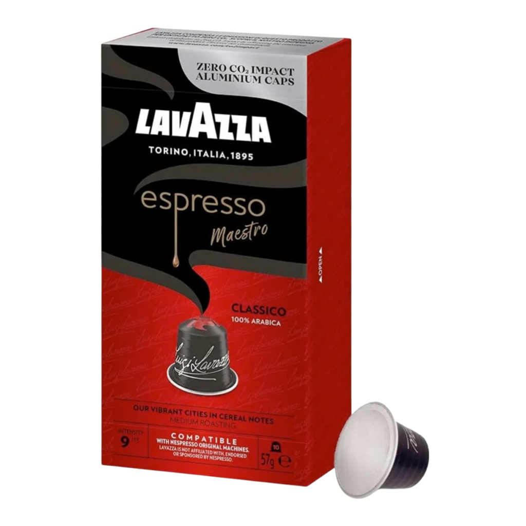 Lavazza - Cápsulas de Café Espresso Maestro Classico - 10 Cápsulas