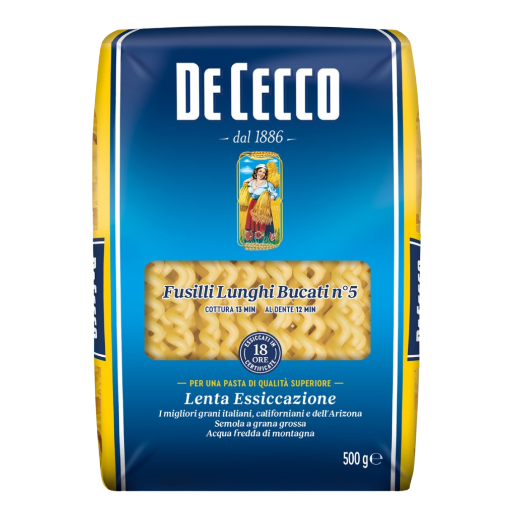 De Cecco - Fusilli Lunghi Bucati - 500 Gr