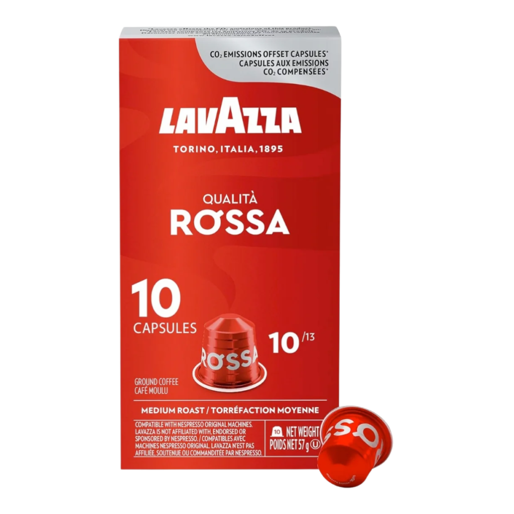 Lavazza - Cápsulas de Café Qualitá Rossa - 10 Cápsulas