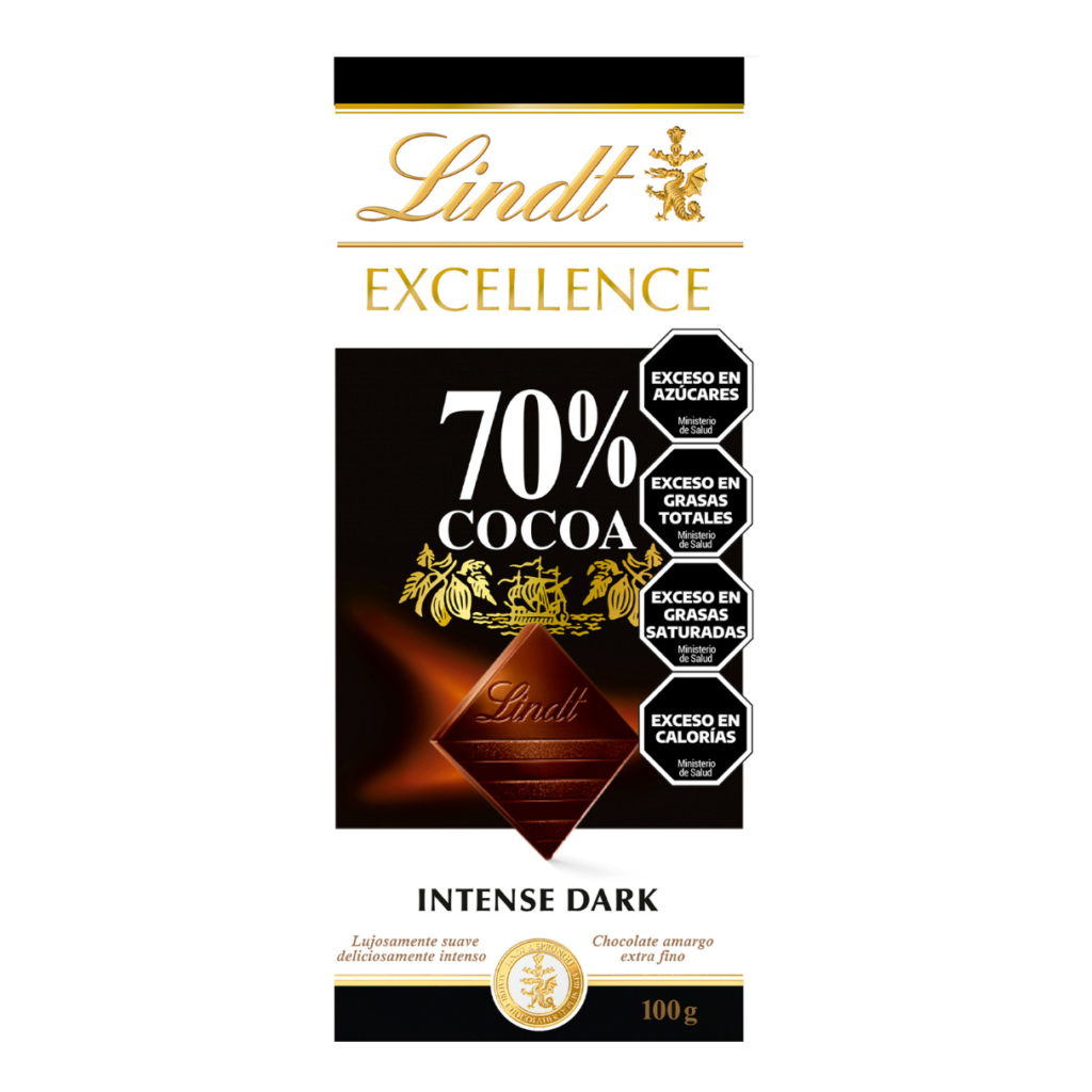Lindt - Excellence 70% Cacao - 100 Gr
