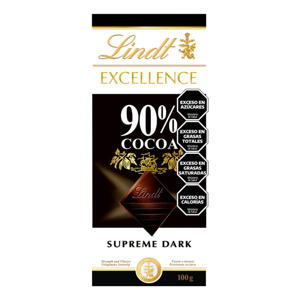 Lindt - Excellence 90% Cacao - 100 Gr