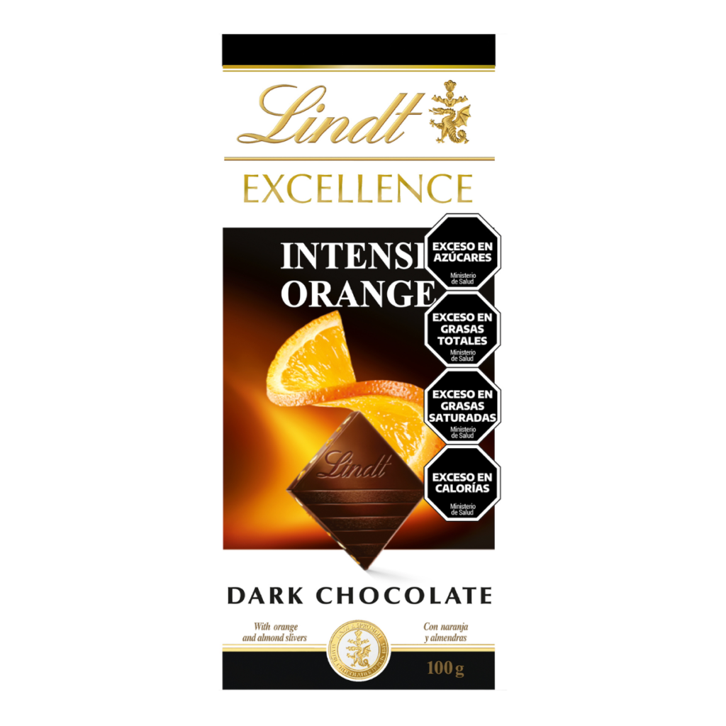 Lindt - Excellence Orange - 100 Gr