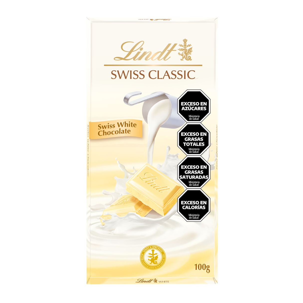 Lindt - Swiss Clasic White - 100 Gr: imagen 1