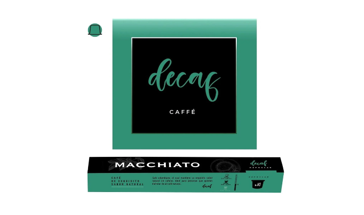 Macchiato - Café en Cápsulas Decaf - 10 Cápsulas: imagen 1