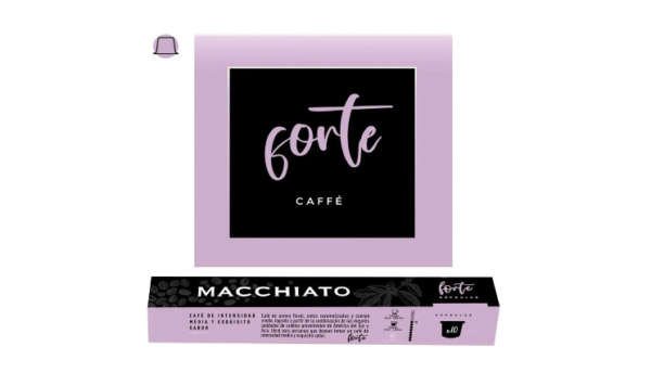Macchiato - Café en Cápsulas Forte - 10 Cápsulas