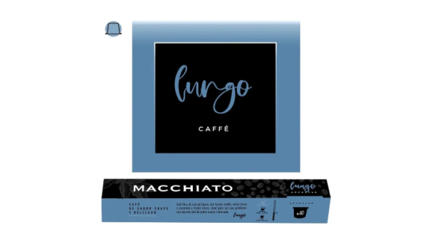 Macchiato - Café en Cápsulas Lungo - 10 Cápsulas