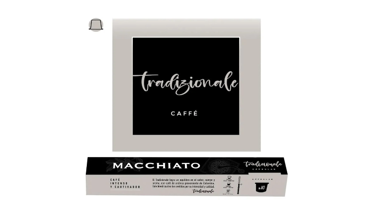 Macchiato - Café en Cápsulas Tradizionale - 10 Cápsulas: imagen 1