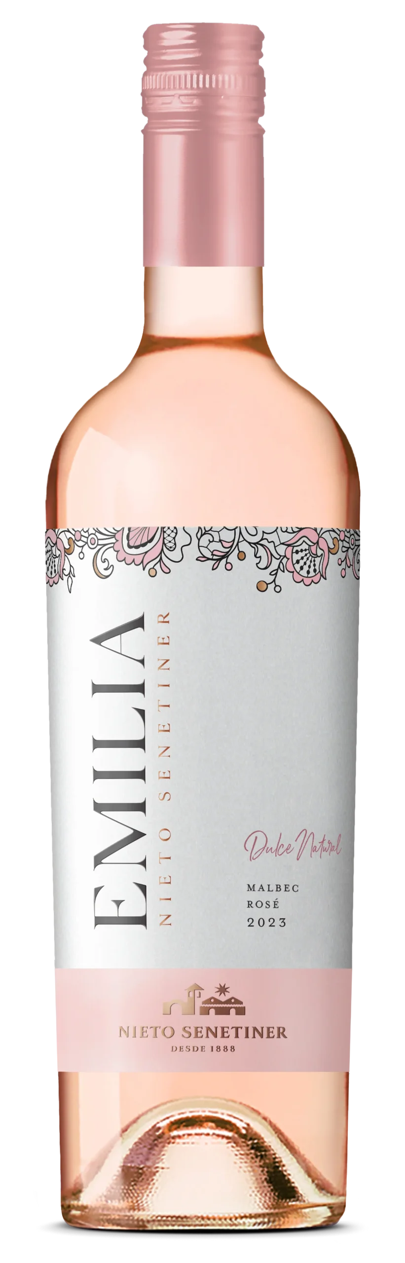 Emilia - Dulce Natural Rosado - 750 Ml: imagen 1