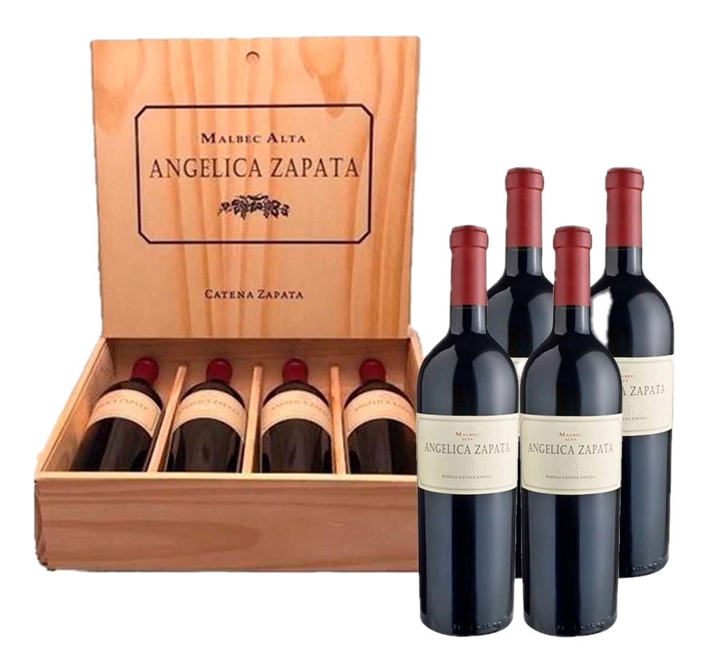 Angelica Zapata - Malbec - 4X750 ML en Caja de Madera: imagen 1