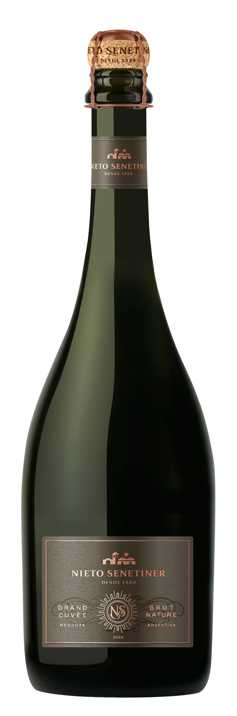 Nieto Senetiner Grand Cuvee - Brut Nature - 750 Ml: imagen 1