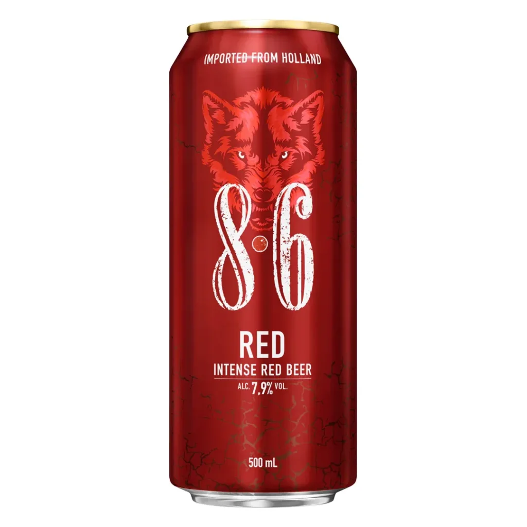 8.6 - Red - Lata 500 Ml