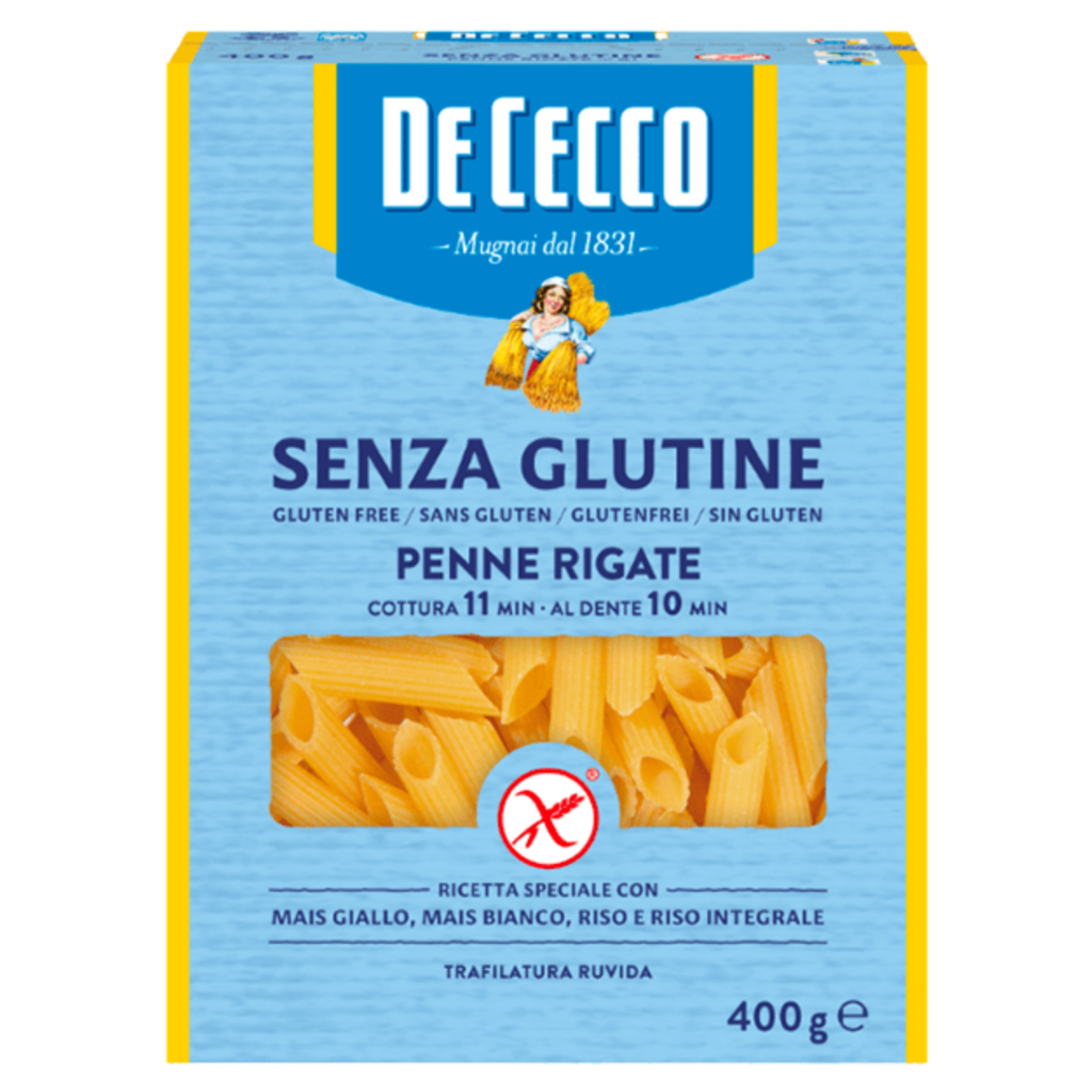 De Cecco - Penne Rigate Sin Gluten - 400 Gr