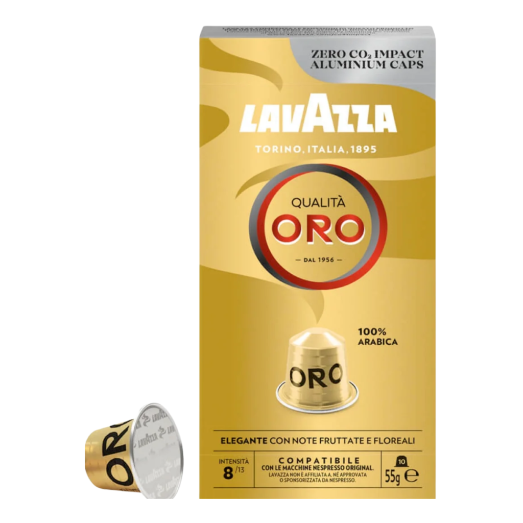 Lavazza - Cápsulas de Café Qualitá Oro - 10 Cápsulas