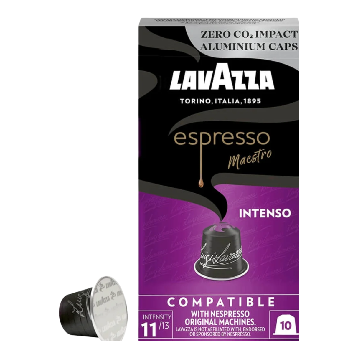 Lavazza - Cápsulas de Café Maestro Intenso - 10 Cápsulas: imagen 1