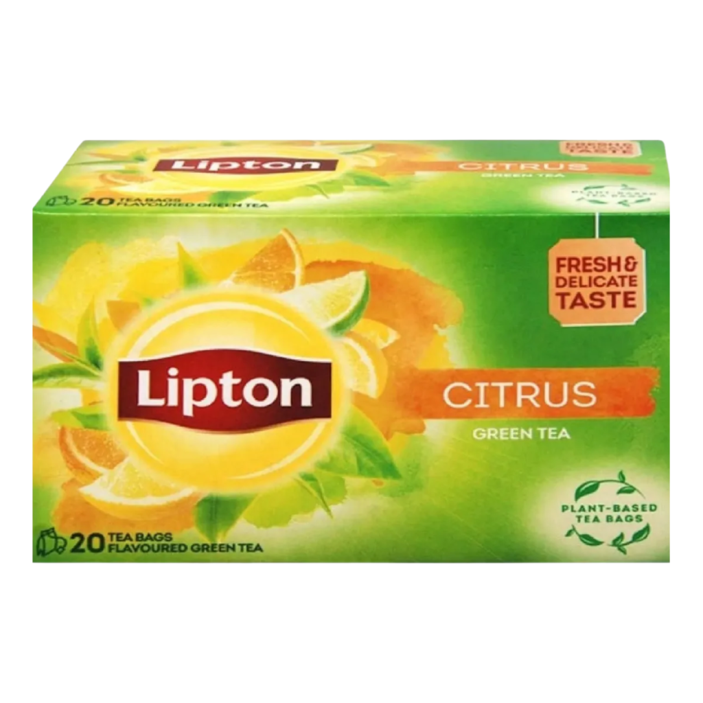 Té Lipton - Clear Green Citrus - Caja de 20 Saquitos