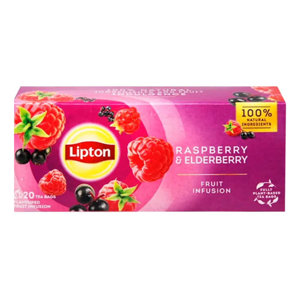 Té Lipton - Frambuesa Y Arándano - Caja de 20 Saquitos