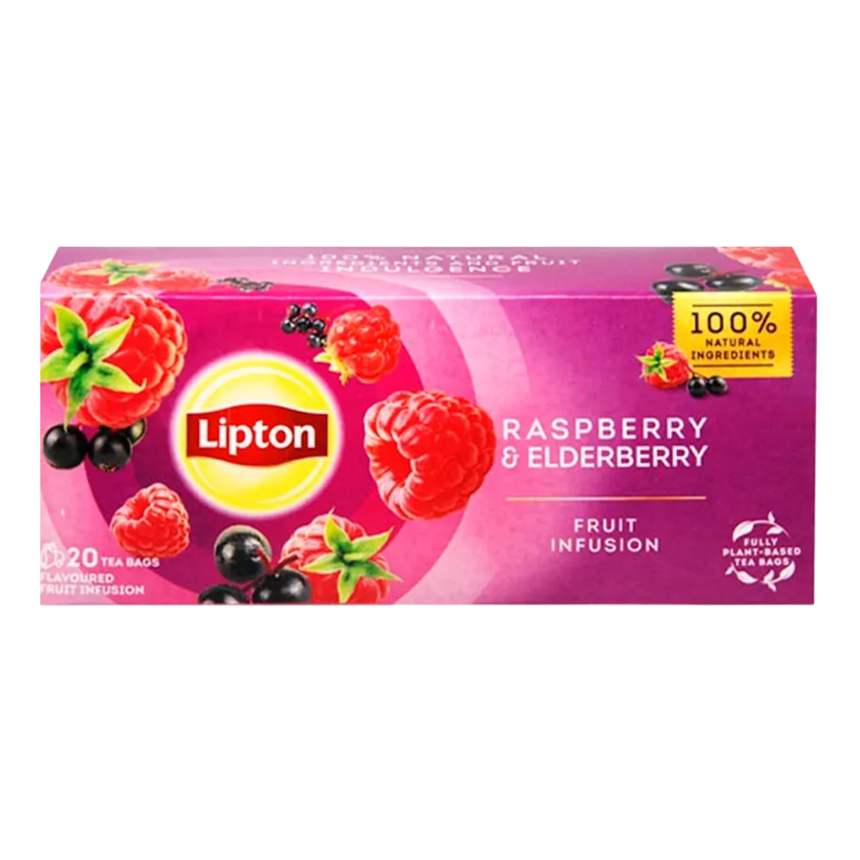 Té Lipton - Frambuesa Y Arándano - Caja de 20 Saquitos: imagen 1
