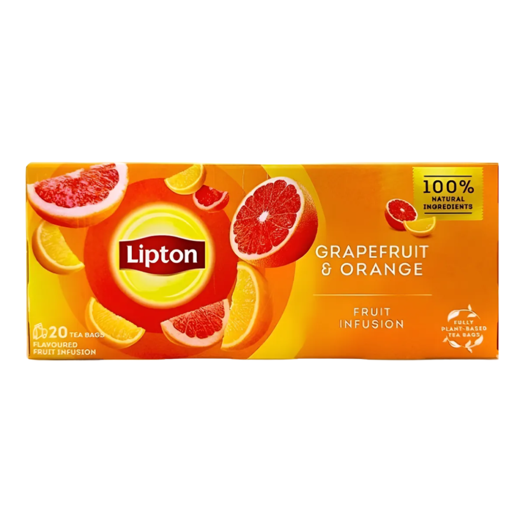 Té Lipton - Pomelo Y Naranja - Caja de 20 Saquitos