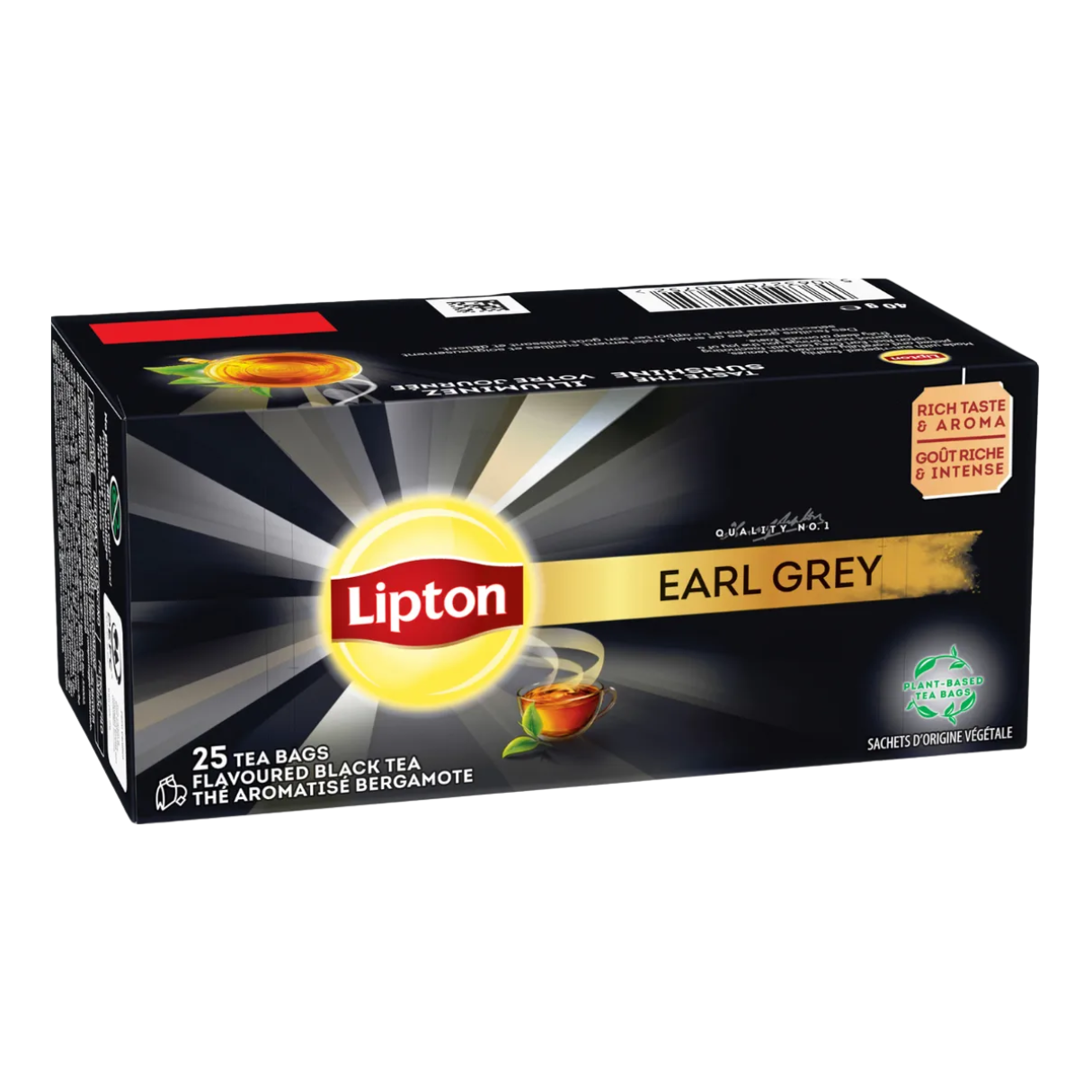 Té Lipton - Earl Grey - Caja de 25 Saquitos: imagen 1
