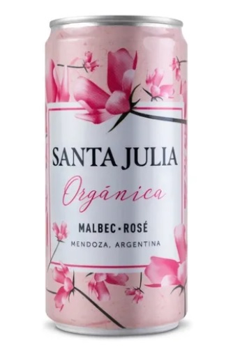 Santa Julia - Rosé Organico Lata - 6 x 269 Ml
