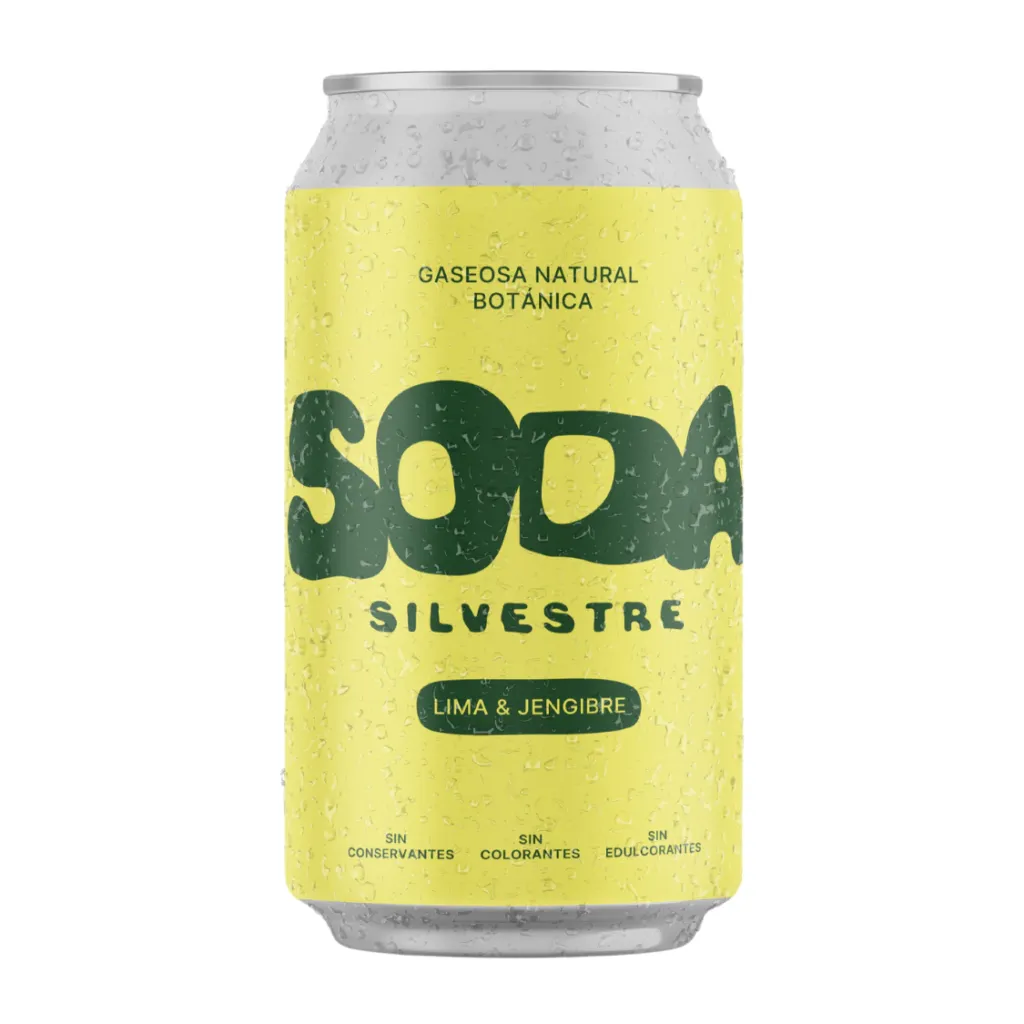 Soda Booch - Soda Silvestre Lima y Jengibre - 354 cc