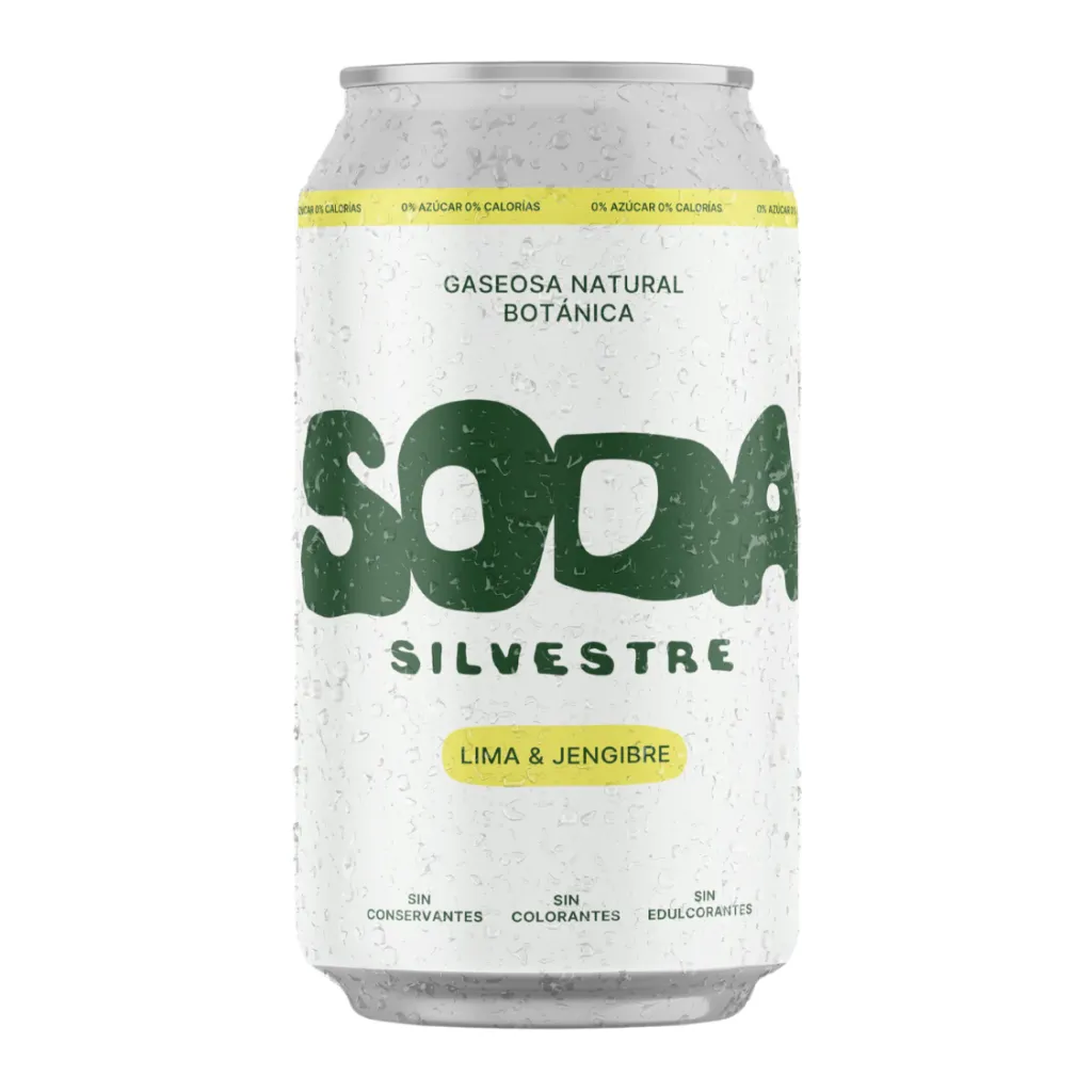 Soda Booch - Soda Silvestre Lima y Jengibre Zero - 354 cc