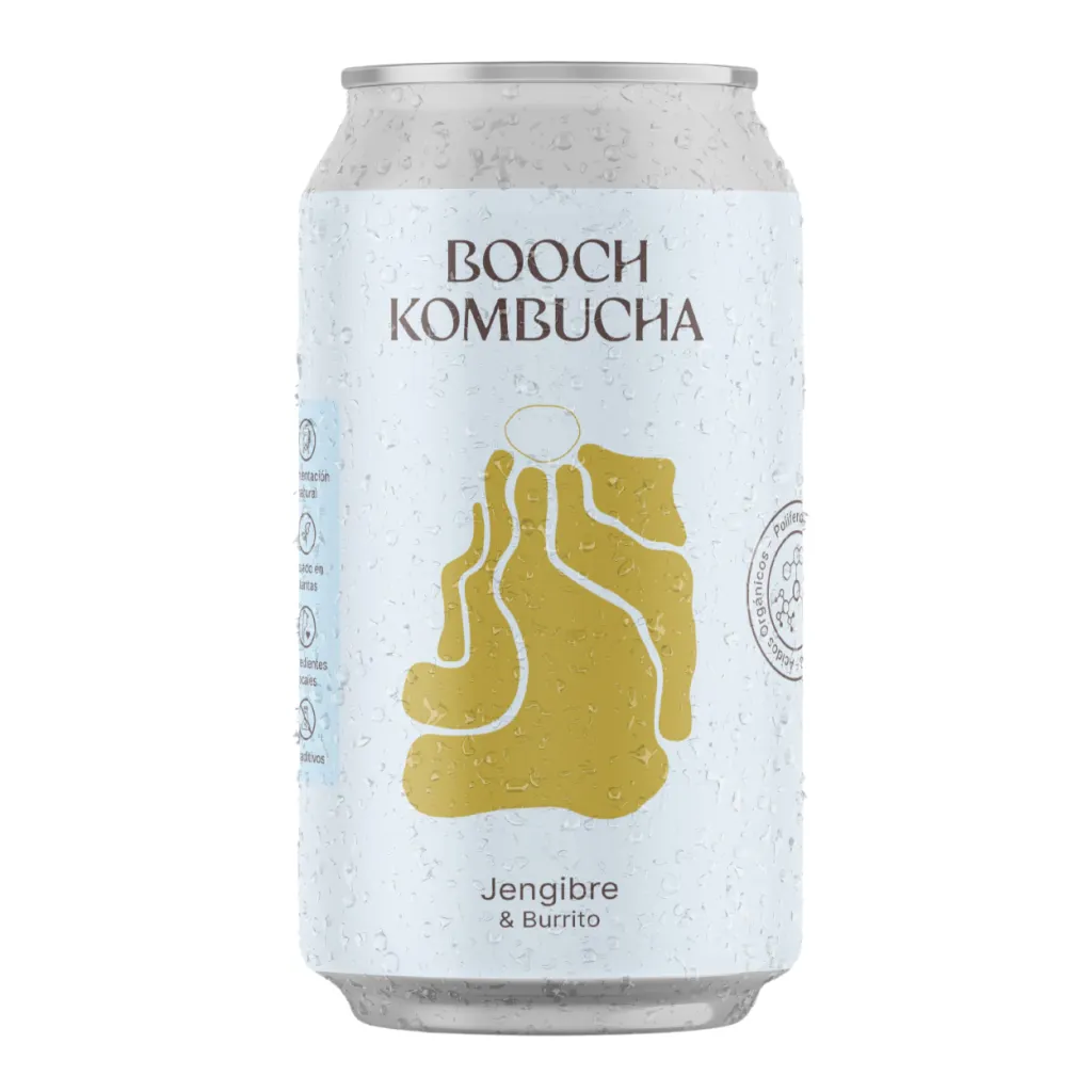 Kombucha Booch - Botánica Jengibre - 354 cc