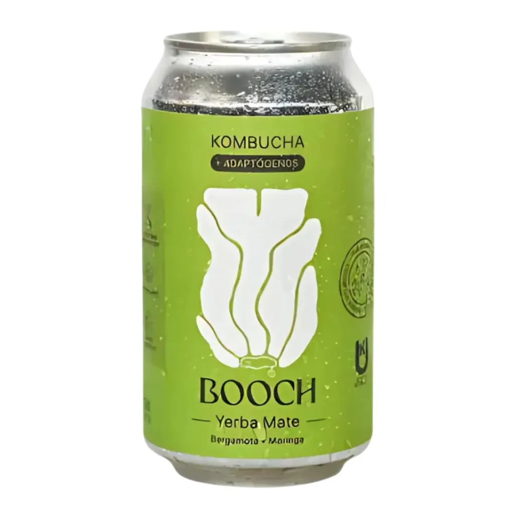 Kombucha Booch - Adaptógenos Yerba Mate - 354 cc